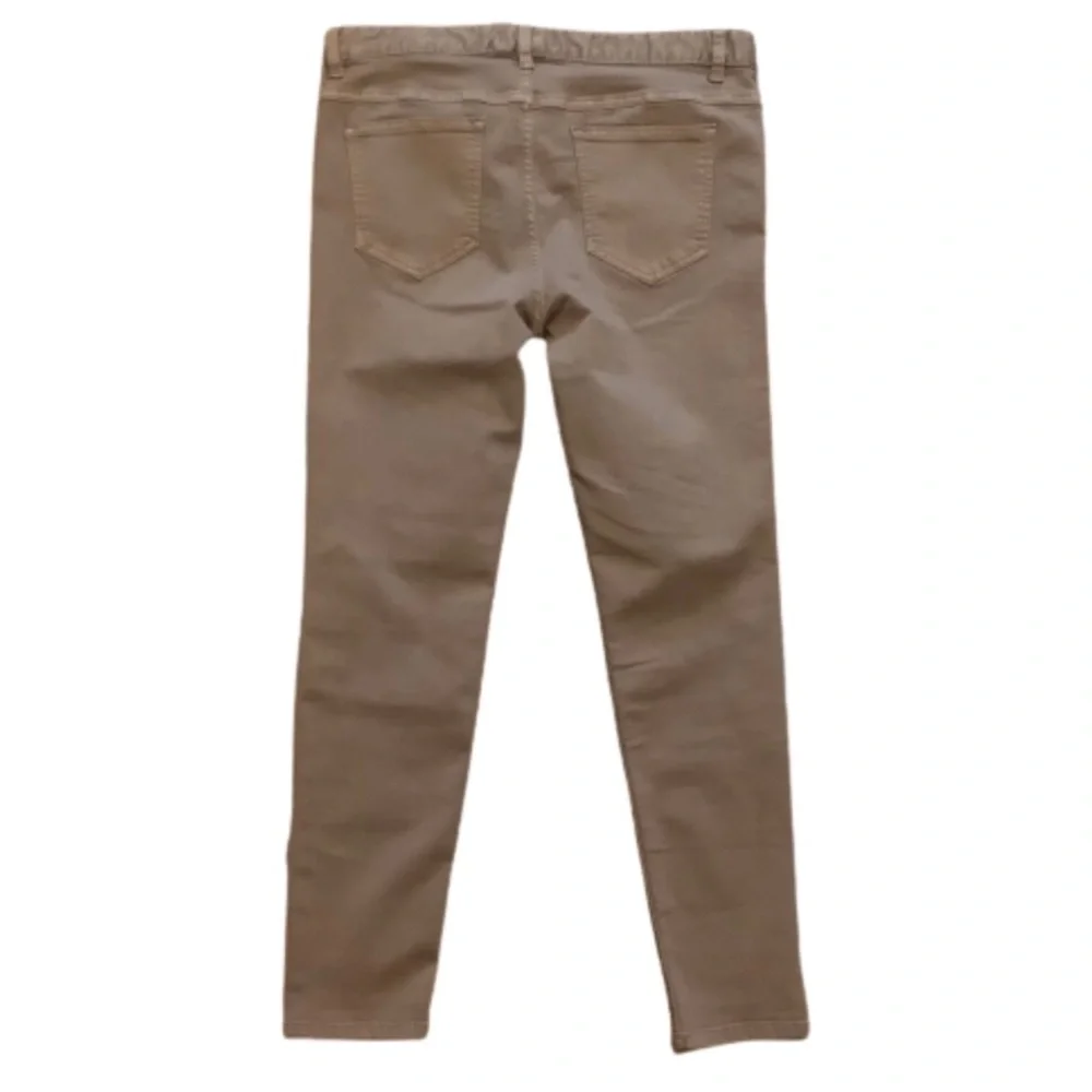 Free People Brown Mid Rise Destroyed Skinny Jeans 31